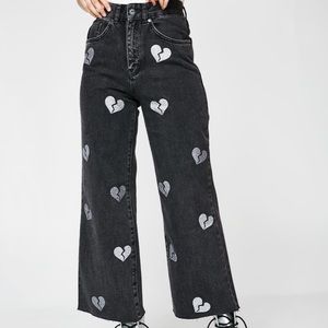 NWOT Ragged Priest Broken heart jeans